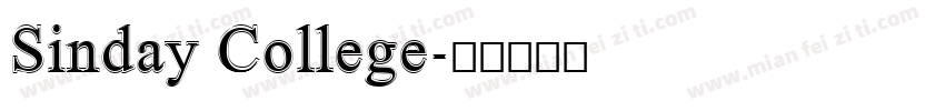 Sinday College字体转换